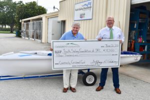Check Presentation to Youth Sailing Foundation from Indian River Community Foundation.
